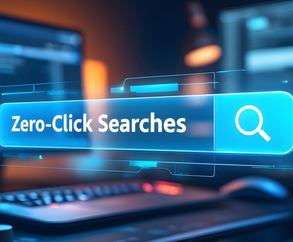 Marketer optimizing content for zero click search and AI overviews visibility strategy